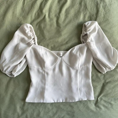 Blusa Wilfred Aritzia Novella manga curta - Imagem 1 de 4