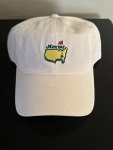 Gorra de golf Augusta Masters blanca ajustable holgada no estructurada nueva con etiquetas - Imagen 1 de 2