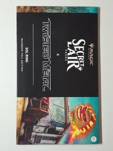 New Sealed MTG Secret Lair Promo x Twisted Metal Sol Ring RAINBOW FOIL - Picture 1 of 2