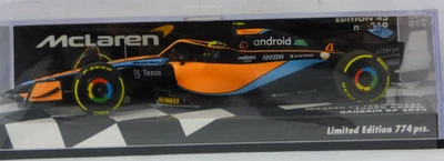 Minichamps 1:43 Scale McLaren F1 Team MCL36 Lando Norris Bahrain GP 2022 - Image 1 of 2