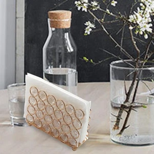 Crystal Paper Napkin Holder Tissue Holder for Restaurant Dining Room Hotel - Picture 1 of 7