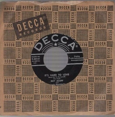 Roy Acuff & Smoky Mtn. Boys - It's Hard To Love / I Like Mountain Music 7" 45 - Image 1 of 4