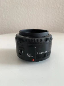 Yongnuo YN 50mm F/1.8 AF/MF Groß Aperture Autofokus Objektiv für Canon EF Mount - Bild 1 von 4