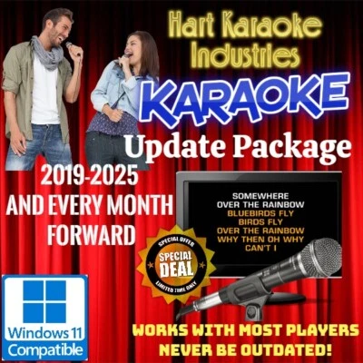 Karaoke Hard Drive Player Updates 2019-2025 - Free Lifetime Updates - image 1 of 2