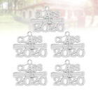  5 Pcs Student Jewelry Findings Supplies Graduation Gift Pendant Charms