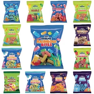 Candy Realms Sweets - Fizzy, Sour, Gummy, Chewy Candy Treats - 12 Varieties - Picture 1 of 15