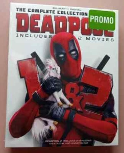 Deadpool 1 & 2 The Complete Collection (Blu-Ray, 2018) w/Slipcover Ryan Reynolds - Picture 1 of 1