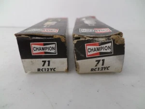 Bujía Champion 71 RC12YC - Paquete de 2 - Para Cub Cadet, MTD 759-3336,... - Imagen 1 de 6