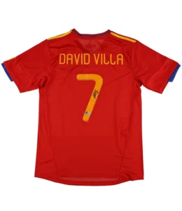 [SIGNED SHIRT] David Villa - Espagne - Certificat Beckett - Picture 1 of 4