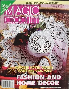Magic Crochet Magazine Filet Stitch April 1999 No 119 - Picture 1 of 4