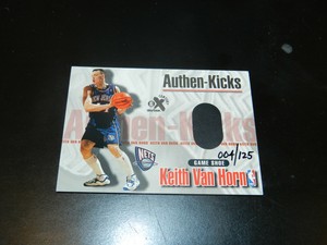 Keith Van Horn 98-99 E-X Century Authen-Kicks Game Shoe 004/125 White