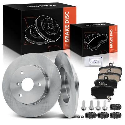 6x Rotores de freno de disco delanteros laterales y pastillas de freno de cerámica para Smart Fortwo 2008-2015 Foto 1 de 4