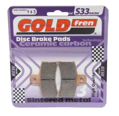 Pastillas de freno traseras Goldfren S33 para gasolina-gasolina TXT 200/270/321 1999 Foto 1 de 2