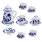 1/12th Dolls House Miniature Kitchen Dining Ware Floral Porcelain Coffee Tea al