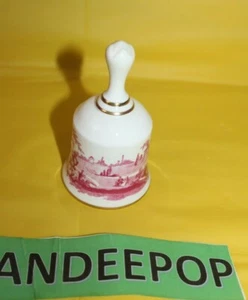 Danbury Mint England Red Village Scene Spode Bell - Picture 1 of 6