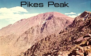 Postcard pikes peak above timberline Colorado - Picture 1 of 2