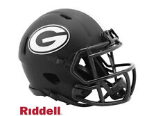 Black Eclipse Mini Football Helmet - NCAA - Georgia Bulldogs