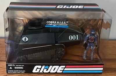GI JOE COBRA H.I.S.S. VEHICLE WITH COBRA H.I.S.S. COMMANDER FIGURE MISB 2008 NEW - Image 1 of 4
