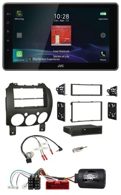 JVC DAB Lenkrad Bluetooth USB Autoradio für Mazda 2 2007-2014 nur Panasonic OEM - Bild 1 von 4