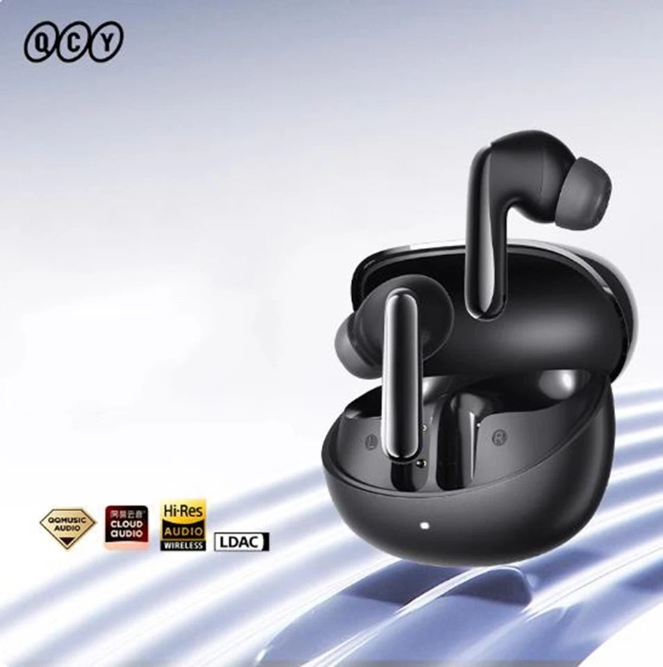 Fones de ouvido intra-auriculares Bluetooth sem fio QCY Melobuds N60 ANC tradução IA - Imagem 1 de 4