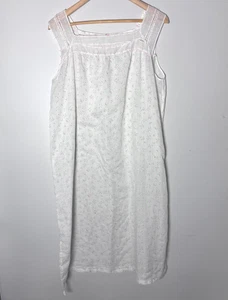 VTG Women's S.S. Soft THIN Floral Nightgown Sleepwear JC Penny Size L/XL - Picture 1 of 7