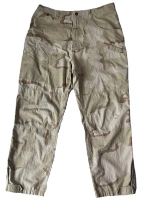 Pantalones de Colección Y2K State Property Talla 40 (38x36) Bronceado Camuflaje Rocawear Sueltos Carpintero Foto 1 de 4