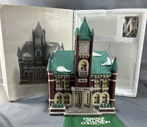 Dept 56 City Hall Christmas in the City Series #5969-2 Heritage Village 1988 - Picture 1 of 6