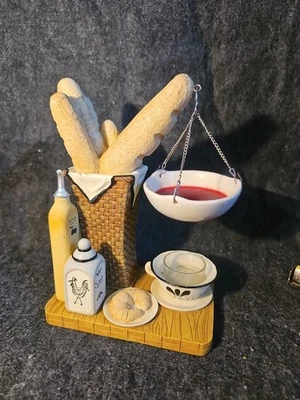 Yankee Candle Cocina Francesa Baguette Colgante Tarta Cera Calentador Decoración Casa de Campo  Foto 1 de 4