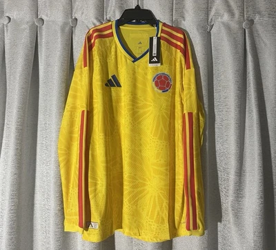 Colombia 26/27 Home Long Sleeve Adidas Climacool+ Authentic Jersey L NWT JZ8789 - Image 1 of 4