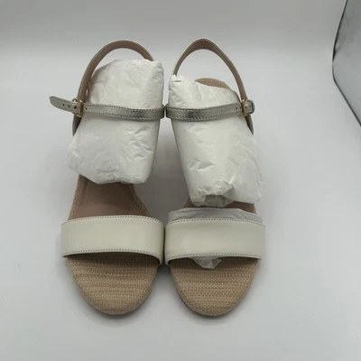 Nuevo Cole Haan Mujer’s Josie Bloque Tacón Marfil Suave Talla 6 Foto 1 de 4