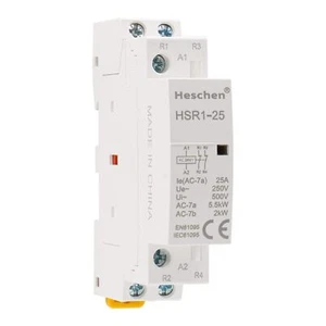 Household AC Contactor HSR1-25 Ie 25A 2 Pole Two Normally Closed AC24V Coil V... - Picture 1 of 11
