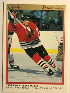 1991 O-Pee-Chee Premier Jeremy Roenick Rookie Card #100 - Picture 1 of 1