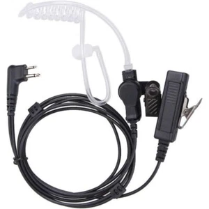 with Mic PTT Earpiece 2 Pin Walkie Talkie Headphone for Motorola CP200 GP2000 - Zdjęcie 1 z 11