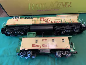 MTH 30-20288-1 ES44AC Imperial Diesel – Merry Christmas #1225/Caboose; PS 3 - Picture 1 of 8