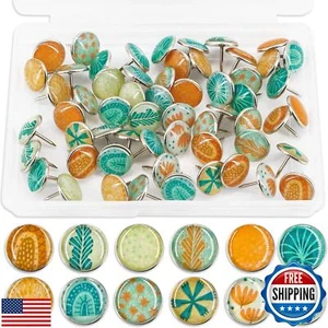 Decorative Push Pins Cute Steel Push Pins for Bulletin Board, Cork Boards or - Picture 1 of 5