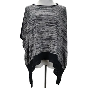 Eileen Fisher Poncho Organic Linen Knit Plus One Size Lightweight Sweater - Picture 1 of 9