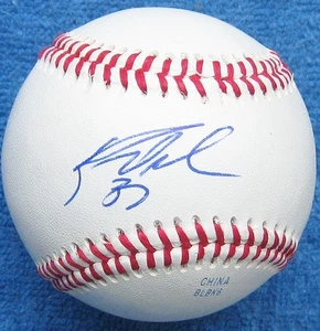 BRANDON MOSS OAKLAND A's SIGNED RAWLINGS OFFICIAL LEAGUE BASEBALL  - Picture 1 of 12