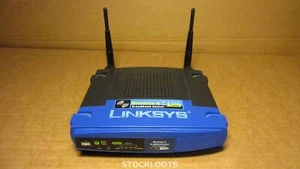 Linksys WRT54G V.7 4-Port 10/100 Wireless G Router 2.4GHz 802.11g + 2x ANTENNAS - Afbeelding 1 van 3