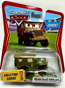 Disney Pixar World of Cars Saluting Sarge Chase Piece! Car 1:55 Scale Die-Cast - Picture 1 of 9
