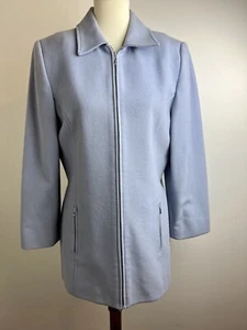 Vintage Tribal Brand Women’s Wool & Cashmere Blend Dress Jacket Sz 10 Periwinkle - Picture 1 of 8