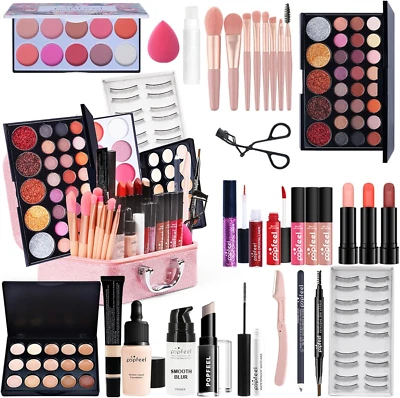 Trousse di Trucchi Set, Set Trucco Professionale Completo, Viaggio Cosmetics Tav - Immagine 1 di 4