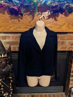 Blazer Faith Love Passion Brand Negro Manga 3/4 Rayas Talla Mediana Foto 1 de 2