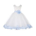 FREE SHIPPING FLOWER GIRL DRESS PAGEANT BIRTHDAY HOLIDAY CHRISTMAST PARTY BRIDAL
