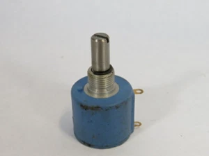 Allied Electronics Model 3 Blue Potentiometer 5000 Ohms 5% USED - Picture 1 of 3