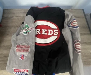 VTG Cincinnati Reds MLB Jacket Genuine Merchandise Large Size. Mint Condition - Picture 1 of 5