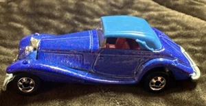 Vintage 1982 Hot Wheels Mercedes 540K Blue Flake Rare - Picture 1 of 4