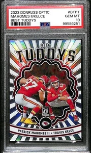 2023 Donruss Optic #BTPT Best Tuddys Patrick Mahomes Travis Kelce PSA 10 7578 - Picture 1 of 4