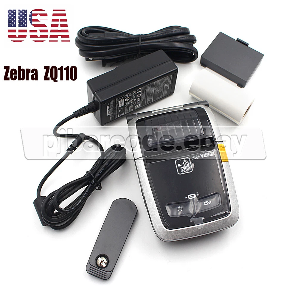 GENUINE NEW Zebra ZQ110 Mobile Thermal Label Printer Z01-0UB0B010-00 - Image 1 of 4