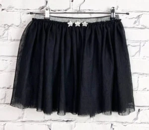 Xhilaration Girls Tulle Skirt Size XL (14/16) Black Lined Sparkle Star Waist - Picture 1 of 8