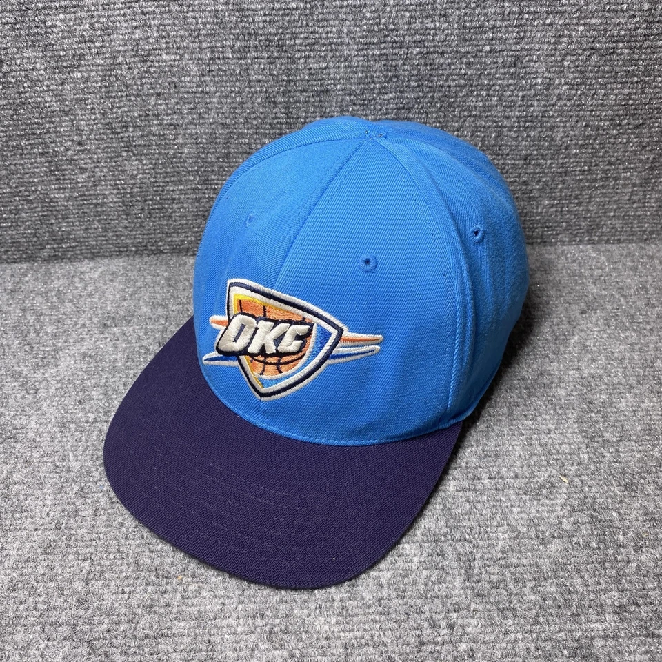 Gorra Oklahoma City Thunder ajustada para hombre talla única NBA baloncesto ajuste con memoria Foto 1 de 4